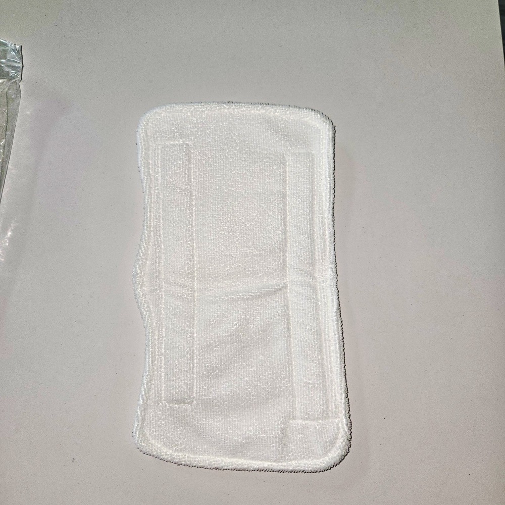 White Microfiber Steam Mop Replacement Pad Washable Reusable Refill Cloth